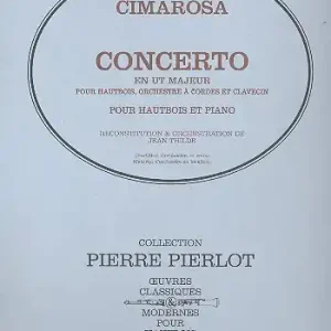 Concerto ut majeur pour hautbois et piano Sonderangebot