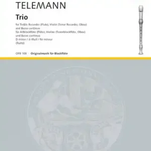 Nur Für Kurze Zeit Trio d-Moll für Alt-Blockflöte (Flöte), Violine (Tenor-Blockflöte, Oboe) und Basso