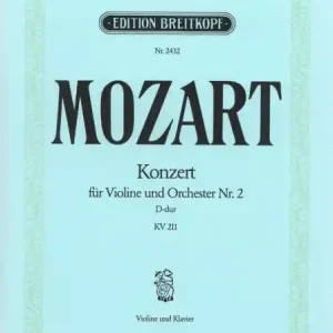 Konzert D-Dur Nr.2 KV211 für Violine und Orchester Billig