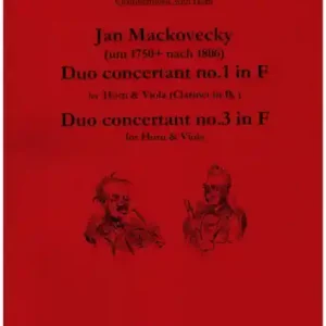 Letzte Chance Duo concertant F-Dur Nr.1 - Duo concertant F-Dur Nr.3 für Horn und Viola (Klarinette)