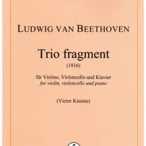 Letzte Chance Trio fragment für Violine, Violoncello und Klavier