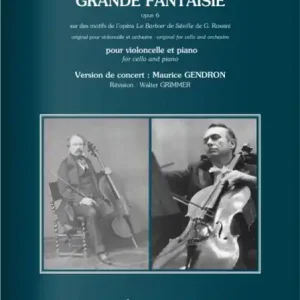 Solange Der Vorrat Reicht Grande fantaisie op.6 pour violoncelle et piano
