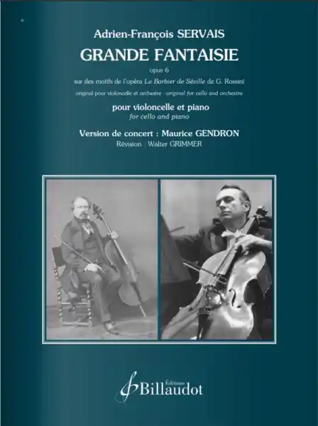 Solange Der Vorrat Reicht Grande fantaisie op.6 pour violoncelle et piano