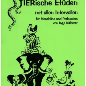 Tierische Etüden mit allen Intervallen für Mandoline und Perkussion Top-Seller