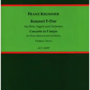 Konzert F-Dur für Flöte, Fagott und Orchester Jetzt Bestellen