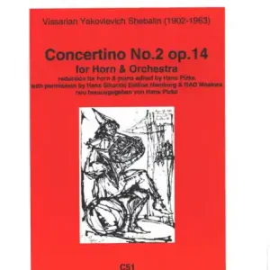 Concertino op.14,2 für Horn und Orchester Echt