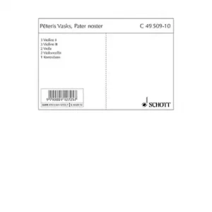 Pater noster für gemischten Chor (SATB) a cappella, Streichorchester ad libitum Angebot