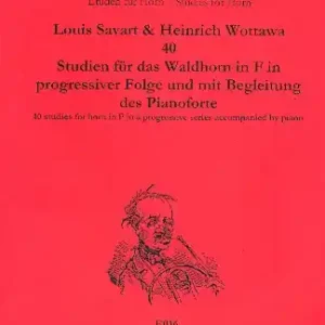 40 Studien für das Waldhorn in F in progressiver Folge Must-Have