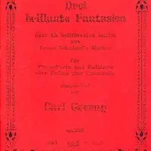 3 brillante Fantasien op.339,2 für Waldhorn und Klavier oder Preisknaller
