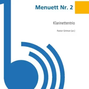Knallerangebot Menuett Nr.2 für 3 Klarinetten