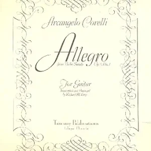 Neue Ware Allegro (from violin sonata op.5,3) for guitar