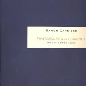Fantasia for clarinet in b flat and piano Solange Der Vorrat Reicht
