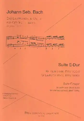 Markenprodukt Suite E-Dur BWV1006 (1006a) für Gitarre