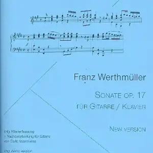 Sonate op.17 für Gitarre (Klavier) Mega-Angebot