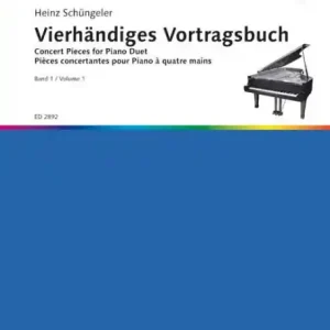Vierhändiges Vortragsbuch Band 1 für Klavier Billig