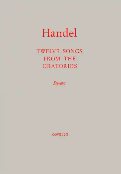 12 Songs from the Oratorios for Soprano and Piano Preiswert