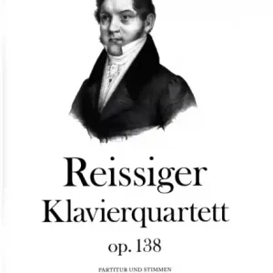 Grand Quatuor Nr.4 Es-Dur op.138 für Violine, Viola, Violoncello und Klavier Direkt Vom Hersteller