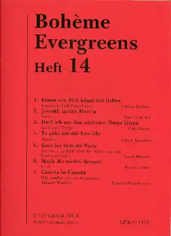BohèmeEvergreens Band 14 für Gesang und Klavier Mega-Angebot