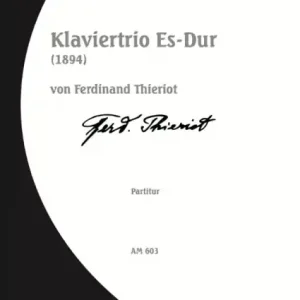Klaviertrio Es-Dur für Violine, Violoncello und Klavier Schneller Versand