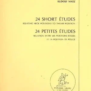 24 short Études for violoncello Sale
