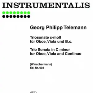 Preisknaller Triosonate c-Moll für Oboe, Viola und Bc