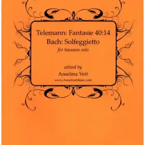 Fanasie TWV40:14 (Telemann) und Solfeggietto (Bach) für Fagott solo Echt