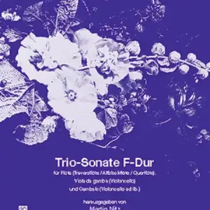 Aktuell Triosonate F-Dur für Flöte, Viola da gamba (Violoncello) und Bc