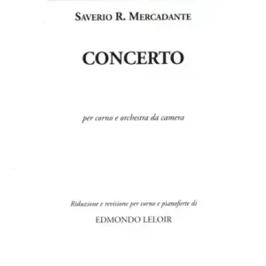 Concerto per corno e orchestra da camera per corno in fa e pianoforte Kostenloser Versand