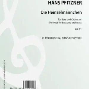 Top-Preis Die Heinzelmännchen op.14 für Bass und Orchester