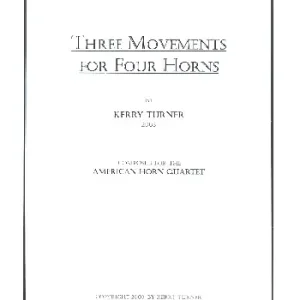 Bestpreis 3 Movements for 4 horns
