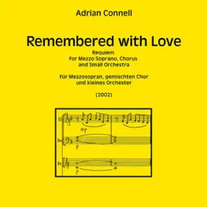 Ausverkauf Remembered with Love für Mezzosopran, gem Chor und kleines Orchester