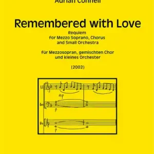 Bestseller Remembered with Love für Mezzosopran, gem Chor und kleines Orchester