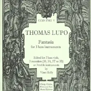 Fantasia for 3 bass viols, recorders, bass or treble instruments Aktuell