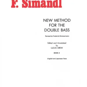 New Method vol.2 for the double bass (en/jap) Saisonangebot