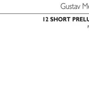 12 Short Preludes op.156 for organ Nur Heute
