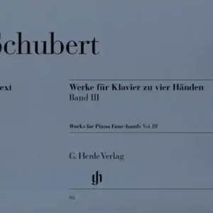 Heißes Angebot Werke für Klavier zu 4 Händen Band 3 für Klavier vierhändig