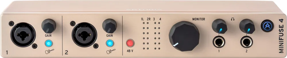 Preisknaller Arturia MiniFuse 4 Champagne