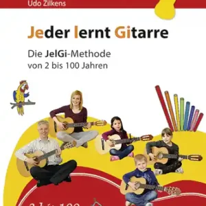 Kostenloser Rückversand Jeder lernt Gitarre - die JelGi.Methode von 2 bis 100 Jahren für Gitarre/Tabulatur