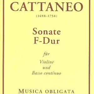 Günstig Sonate F-Dur für Violine und Bc