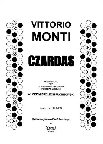 Czardas für Violine und Akkordeon (Flöte ad lib) Kostenloser Versand
