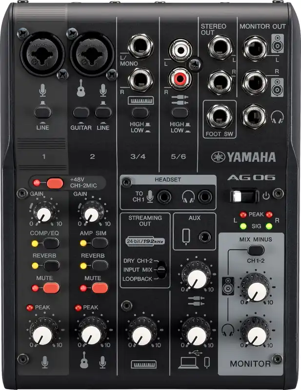 Yamaha AG06 MK2 BK Saisonangebot
