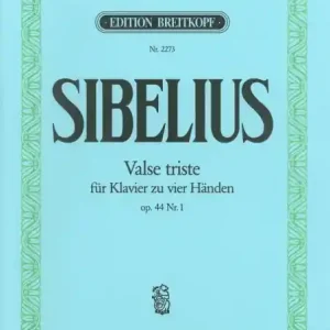 Valse triste op.44,1 für Klavier zu 4 Händen Preisknaller