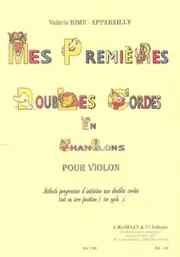Kostenloser Versand Mes premieres doubles cordes en chansons pour violon