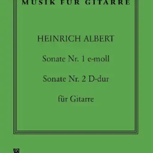 Sonate e-Moll Nr.1 / Sonate D-Dur Nr.2 für Gitarre Günstig