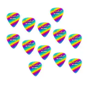 Beliebt Fender Rainbow Celluloid Medium