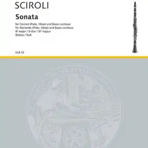 Sonata B-Dur für Klarinette (Flöte, Oboe) und Basso continuo Zertifiziert
