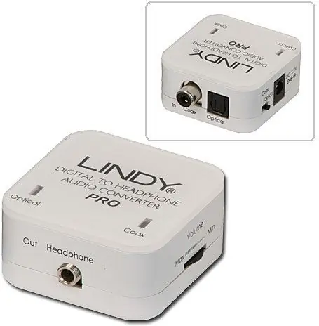 Lindy Audiokonverter Pro SPDIF Digital -> Analog (3,5mm Kopfhöreranschluss) Kracherpreis