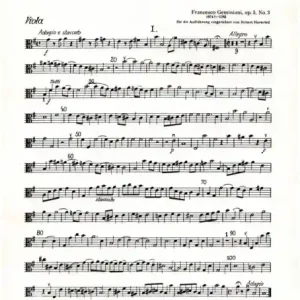 Geprüft Concerto grosso e-Moll op.3,3 für Streichquartett und Streichorchester