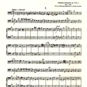 Kostenfreie Lieferung Concerto grosso e-Moll op.3,3 für Streichquartett und Streichorchester