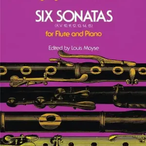 6 Sonatas KV10-15 for flute and piano Preisknaller